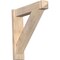Ekena Millwork Traditional Smooth Arts and Crafts Outlooker, Douglas Fir, 5 1/2"W x 24"D x 24"H OUT06X24X24TRA03SDF - alternate 1